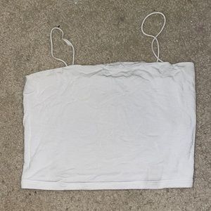 White crop top